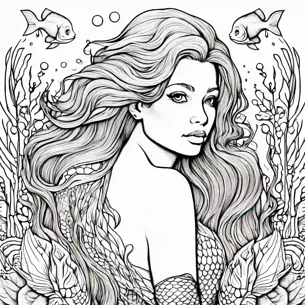 Mermaids_Mermaid with Oceanic Plants_6393_.webp